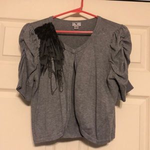 Adorable bomber style cardigan